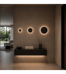 Step Into Design Lampa ścienna NYX 15 cm - LED okrągła, metalowa, czarna ST-8293W/15 black