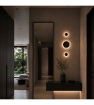 Step Into Design Lampa ścienna NYX 15 cm - LED okrągła, metalowa, czarna ST-8293W/15 black