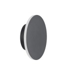 Step Into Design Lampa ścienna NYX 15 cm - LED okrągła, metalowa, czarna ST-8293W/15 black