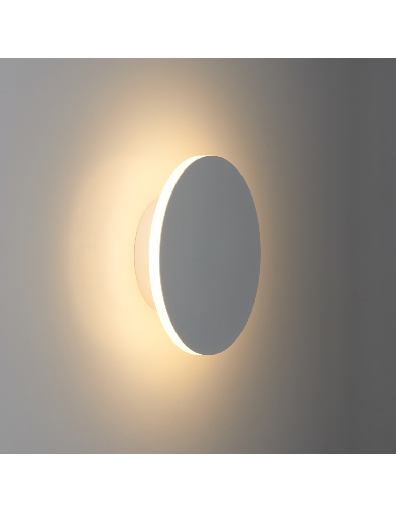 Step Into Design Lampa ścienna NYX 15 cm - LED okrągła, metalowa, czarna ST-8293W/15 black