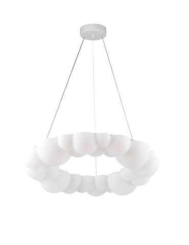 Step Into Design Lampa wisząca CLOUD 50 cm- akrylowa, w kształcie chmurki 3000 - 4000 - 6000 K ST-DL6123P-50