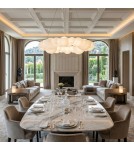 Step Into Design Lampa wisząca CLOUD 50 cm- akrylowa, w kształcie chmurki  3000 - 4000 - 6000 K ST-DL6123P-50