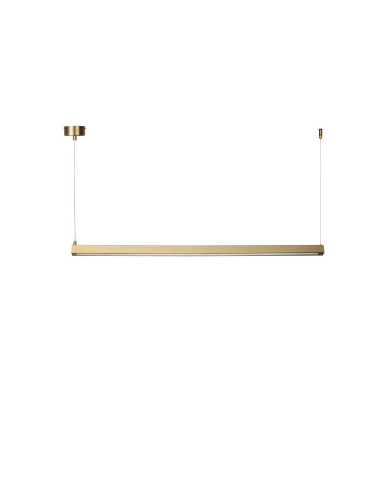 Step Into Design Lampa wisząca BEAM-80 LED - złota oprawa liniowa 4000K ST-8960-L80 gold 4000K
