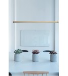 Step Into Design Lampa wisząca BEAM-80 LED - złota oprawa liniowa 4000K ST-8960-L80 gold 4000K