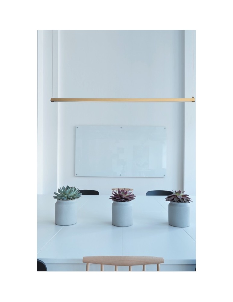 Step Into Design Lampa wisząca BEAM-80 LED - złota oprawa liniowa 4000K ST-8960-L80 gold 4000K