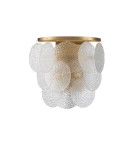 Step Into Design Lampa ścienna FIORE 30 cm - kinkiet złoty, kryształowy ST-D8584W