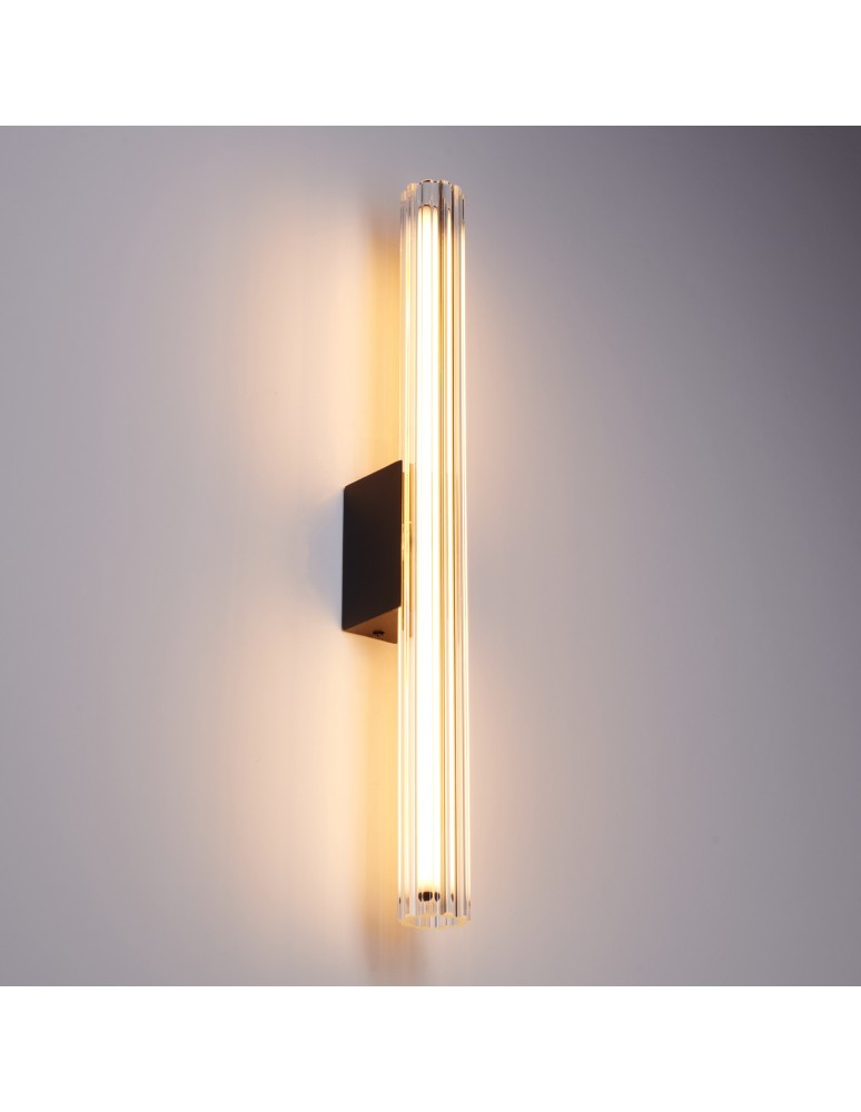 Step Into Design Lampa ścienna VERTI 50 cm - LED, kinkiet liniowy, transparentny ST-HC-D14-H500 Step Into Design Lampa ścienna VERTI 50 cm - LED, kinkiet liniowy, transparentny ST-HC-D14-H500