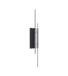Step Into Design Lampa ścienna NOIR LED, kinkiet czarny ryflowany dwustronny ST-HC-D09 Step Into Design Lampa ścienna NOIR LED, kinkiet czarny ryflowany dwustronny ST-HC-D09