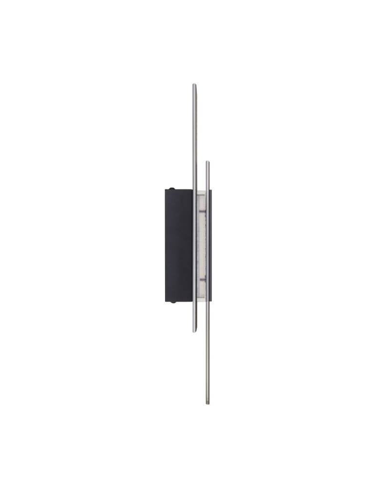 Step Into Design Lampa ścienna NOIR LED, kinkiet czarny ryflowany dwustronny ST-HC-D09 Step Into Design Lampa ścienna NOIR LED, kinkiet czarny ryflowany dwustronny ST-HC-D09
