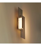 Step Into Design Lampa ścienna NOIR LED, kinkiet czarny ryflowany dwustronny ST-HC-D09 Step Into Design Lampa ścienna NOIR LED, kinkiet czarny ryflowany dwustronny ST-HC-D09