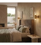 Step Into Design Lampa ścienna GLOW 46 cm - kinkiet złoty, szkło ryflowane ST-DW7790