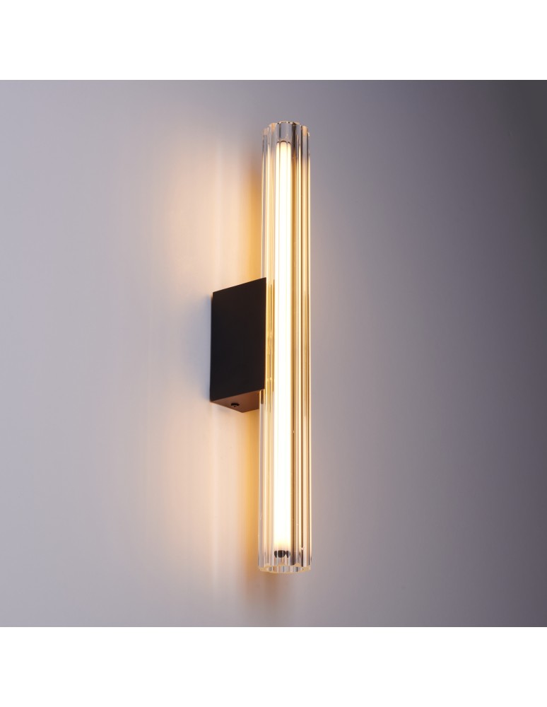 Step Into Design Lampa ścienna VERTI 40 cm - LED, transparentna tuba ST-HC-D14-H400