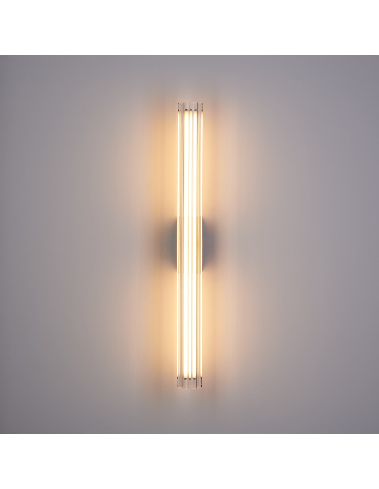 Step Into Design Lampa ścienna VERTI 40 cm - LED, transparentna tuba ST-HC-D14-H400