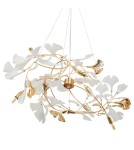 Step Into Design Lampa wisząca BOTANIKA GOLD 100 cm - złota, G9, regulowana, designerska XY080P-L1000 gold