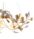 Step Into Design Lampa wisząca BOTANIKA GOLD 100 cm - złota, G9, regulowana, designerska XY080P-L1000 gold