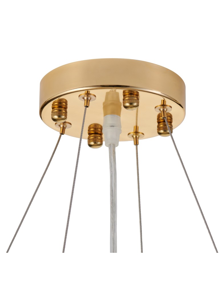 Step Into Design Lampa wisząca BOTANIKA GOLD 100 cm - złota, G9, regulowana, designerska XY080P-L1000 gold