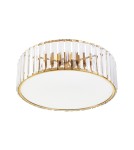 Step Into Design Plafon sufitowy glamour MAGIA 40 cm - złoty szczotkowany, kryształy K9 ST-D8801C-R40-MAGIA