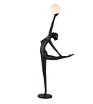 Step Into Design Lampa podłogowa WOMAN BALLERINA czarna 210 cm F9221 Step Into Design Lampa podłogowa WOMAN BALLERINA czarna 210 cm F9221