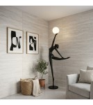 Step Into Design Lampa podłogowa WOMAN BALLERINA czarna 210 cm F9221 Step Into Design Lampa podłogowa WOMAN BALLERINA czarna 210 cm F9221