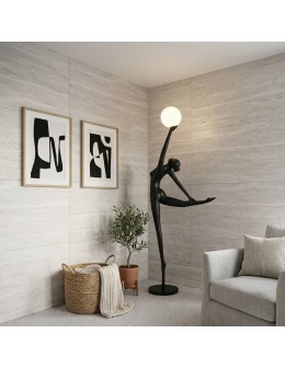 Step Into Design Lampa podłogowa WOMAN BALLERINA czarna 210 cm F9221 - product 2