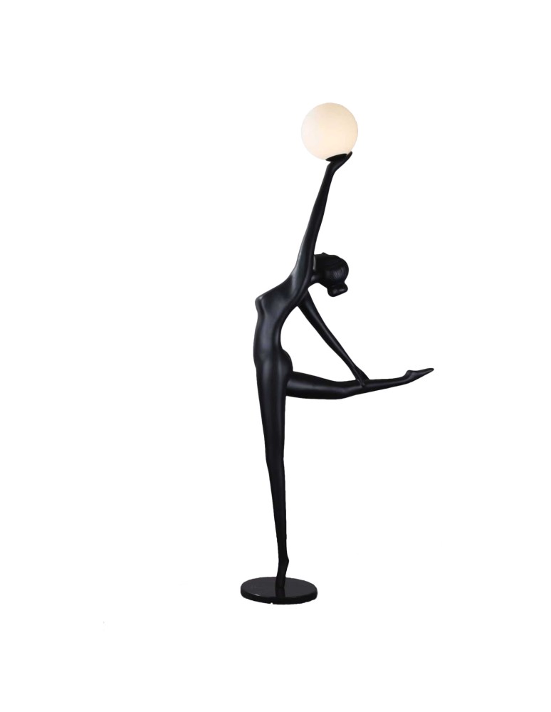 Step Into Design Lampa podłogowa WOMAN BALLERINA czarna 210 cm F9221 Step Into Design Lampa podłogowa WOMAN BALLERINA czarna 210 cm F9221