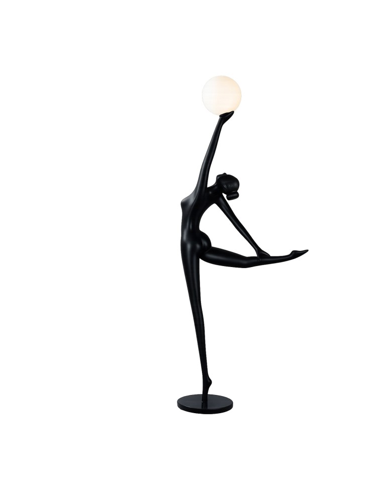 Step Into Design Lampa podłogowa WOMAN BALLERINA czarna 210 cm F9221 Step Into Design Lampa podłogowa WOMAN BALLERINA czarna 210 cm F9221