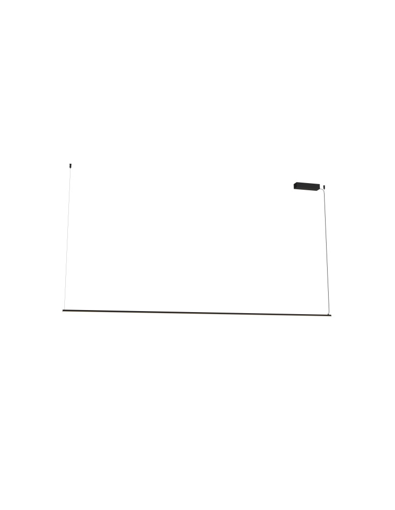 Maxlight P0681 Longi 50W Lampa Wisząca czarny