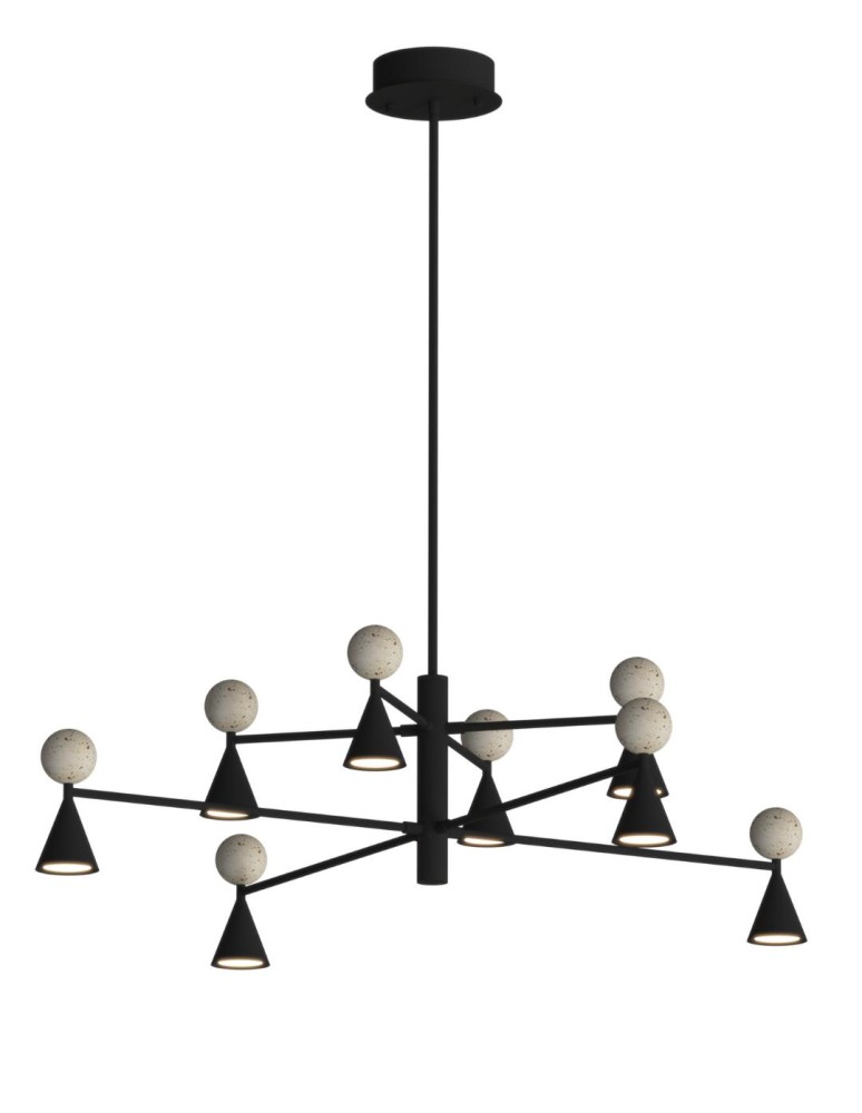 Maxlight P0685 Bingo 57W Lampa Wisząca czarny