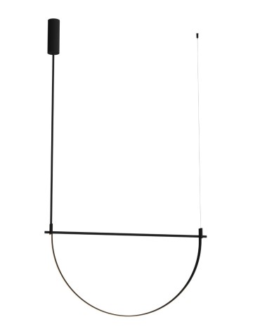 Maxlight P0686 Victoria 30W Lampa Wisząca czarny
