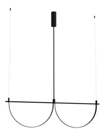 Maxlight P0688 Victoria 40W Lampa Wisząca czarny
