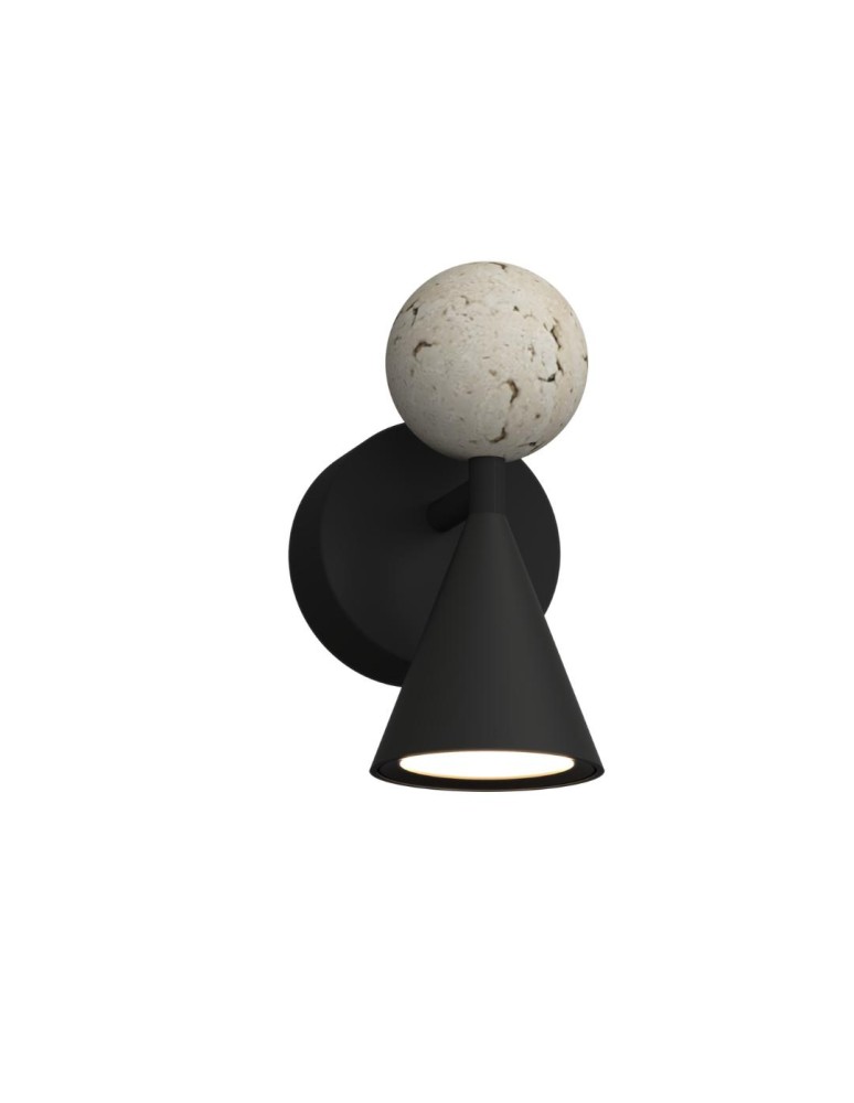 Maxlight W0445 Bingo Kinkiet czarny Maxlight W0445 Bingo Kinkiet czarny
