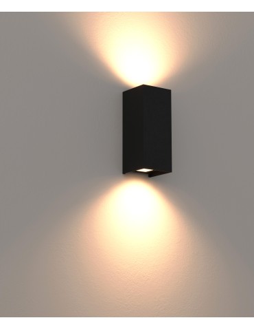 Maxlight W0467 Zermat IP65 Ogrodowa Kinkiet czarny
