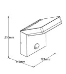 Maxlight W0472 Fiss IP65 Ogrodowa Kinkiet czarny Maxlight W0472 Fiss IP65 Ogrodowa Kinkiet czarny