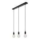 Triple pendant lamps - Lucide FIX MULTIPLE Pendant 3xE27/60W Black 08408/03/30 - product 10