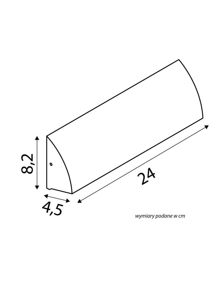 SU-MA MUR ALU MUA-240 IP65 LED 8W, 230V SU-MA MUR ALU MUA-240 IP65 LED 8W, 230V