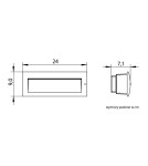 SU-MA MUR LED M2400 IP65 LED 6W, 230V