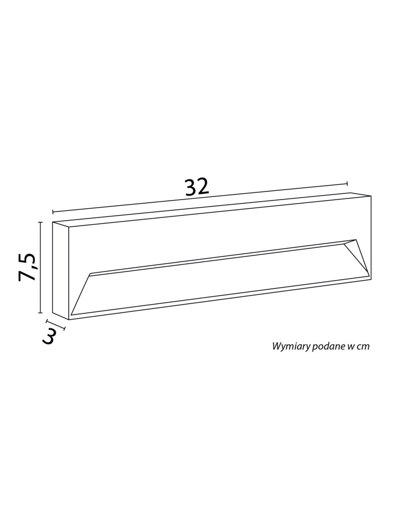 SU-MA MUR LONG ML-320 IP65 LED 10W, 230V SU-MA MUR LONG ML-320 IP65 LED 10W, 230V