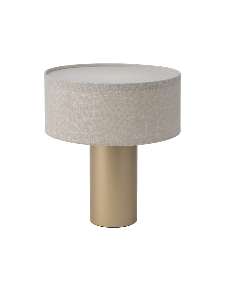 Nowodvorski SANTANA C Lampa Stołowa E27 Kremowy Szczotkowane złoto 12206 Nowodvorski SANTANA C Lampa Stołowa E27 Kremowy Szczotkowane złoto 12206