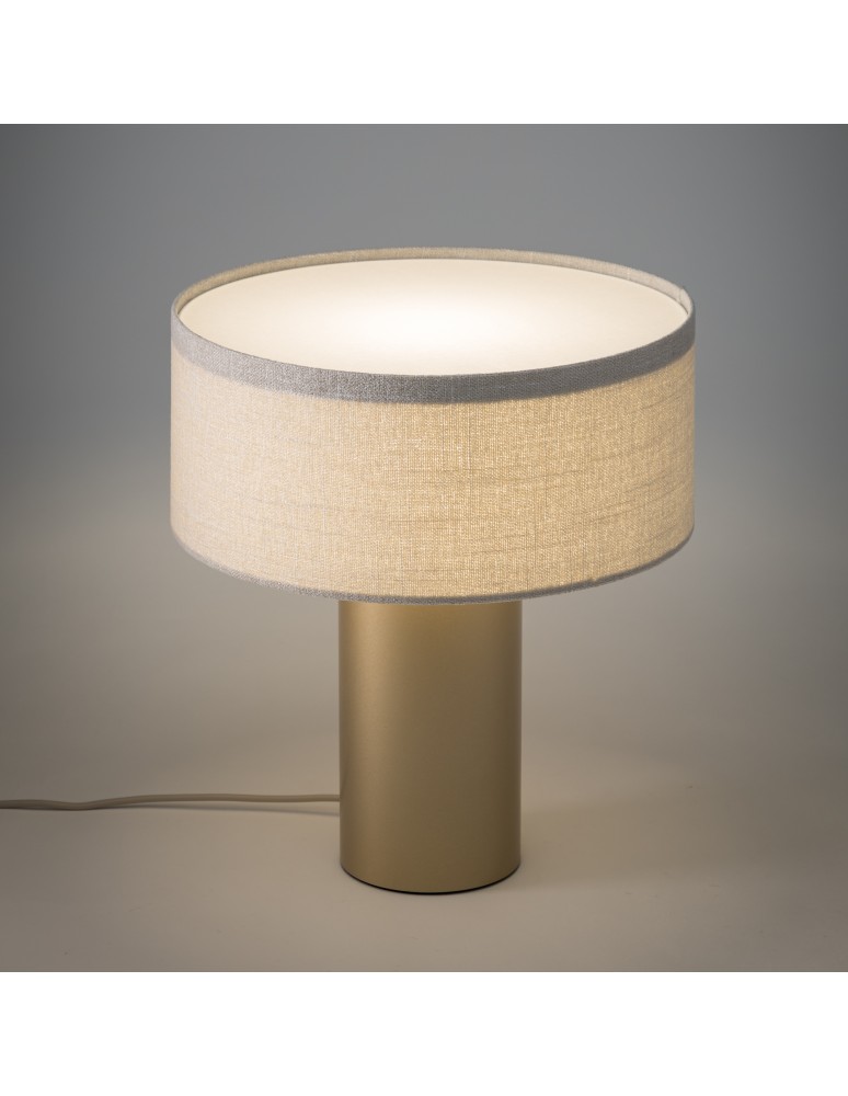 Nowodvorski SANTANA C Lampa Stołowa E27 Kremowy Szczotkowane złoto 12206 Nowodvorski SANTANA C Lampa Stołowa E27 Kremowy Szczotkowane złoto 12206