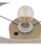 Nowodvorski SANTANA C Lampa Stołowa E27 Kremowy Szczotkowane złoto 12206 Nowodvorski SANTANA C Lampa Stołowa E27 Kremowy Szczotkowane złoto 12206
