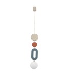 Nowodvorski DROPS COLOR B Lampa Sufitowa Wisząca G9  Szary błękit Beżowy 11195