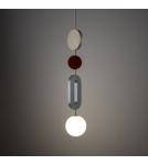 Nowodvorski DROPS COLOR B Lampa Sufitowa Wisząca G9  Szary błękit Beżowy 11195