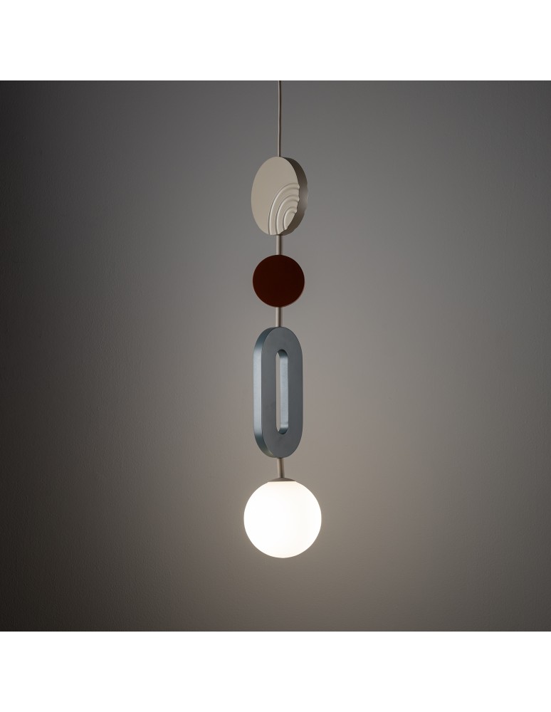 Nowodvorski DROPS COLOR B Lampa Sufitowa Wisząca G9  Szary błękit Beżowy 11195