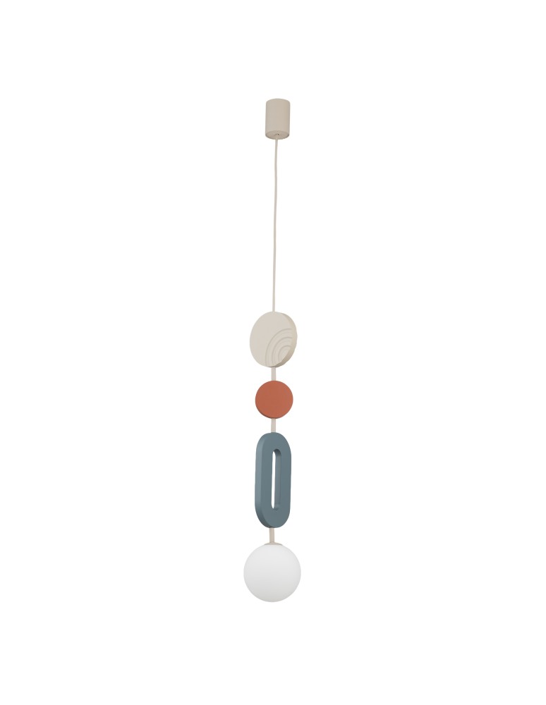 Nowodvorski DROPS COLOR B Lampa Sufitowa Wisząca G9  Szary błękit Beżowy 11195