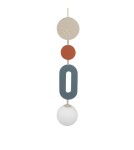 Nowodvorski DROPS COLOR B Lampa Sufitowa Wisząca G9  Szary błękit Beżowy 11195