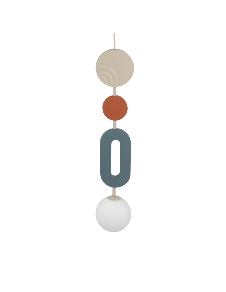 Nowodvorski DROPS COLOR B Lampa Sufitowa Wisząca G9  Szary błękit Beżowy 11195