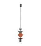 Nowodvorski DROPS COLOR C Lampa Sufitowa Wisząca GU10 R50  Jedwabisty grafit Terakota 11196