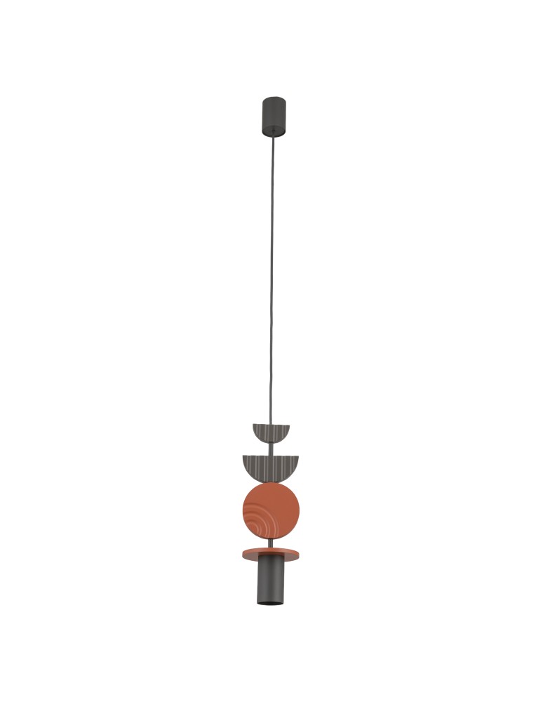 Nowodvorski DROPS COLOR C Lampa Sufitowa Wisząca GU10 R50  Jedwabisty grafit Terakota 11196