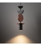 Nowodvorski DROPS COLOR C Lampa Sufitowa Wisząca GU10 R50  Jedwabisty grafit Terakota 11196