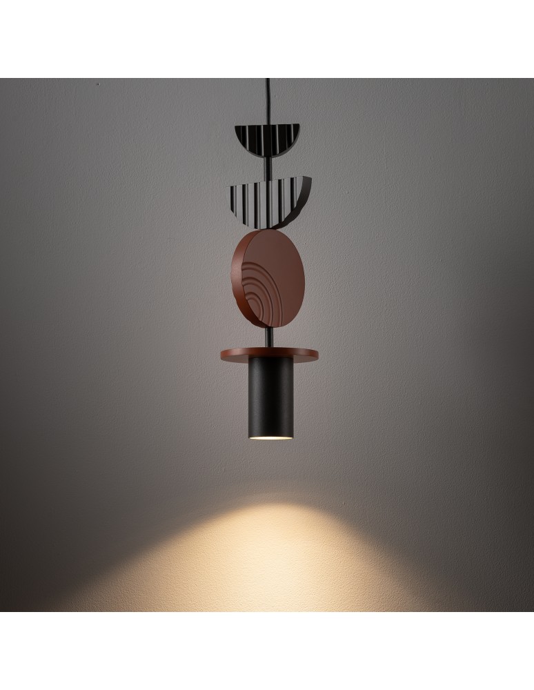 Nowodvorski DROPS COLOR C Lampa Sufitowa Wisząca GU10 R50  Jedwabisty grafit Terakota 11196